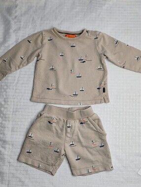 Staccato sailboat shorts set